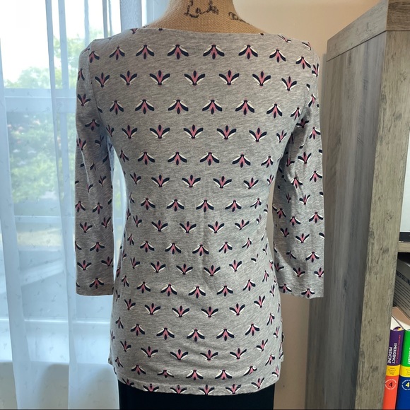 LOFT bee print quarter sleeves T - Picture 4 of 8